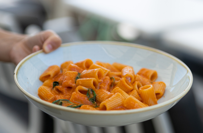 Nudeln mit Tomatensauce