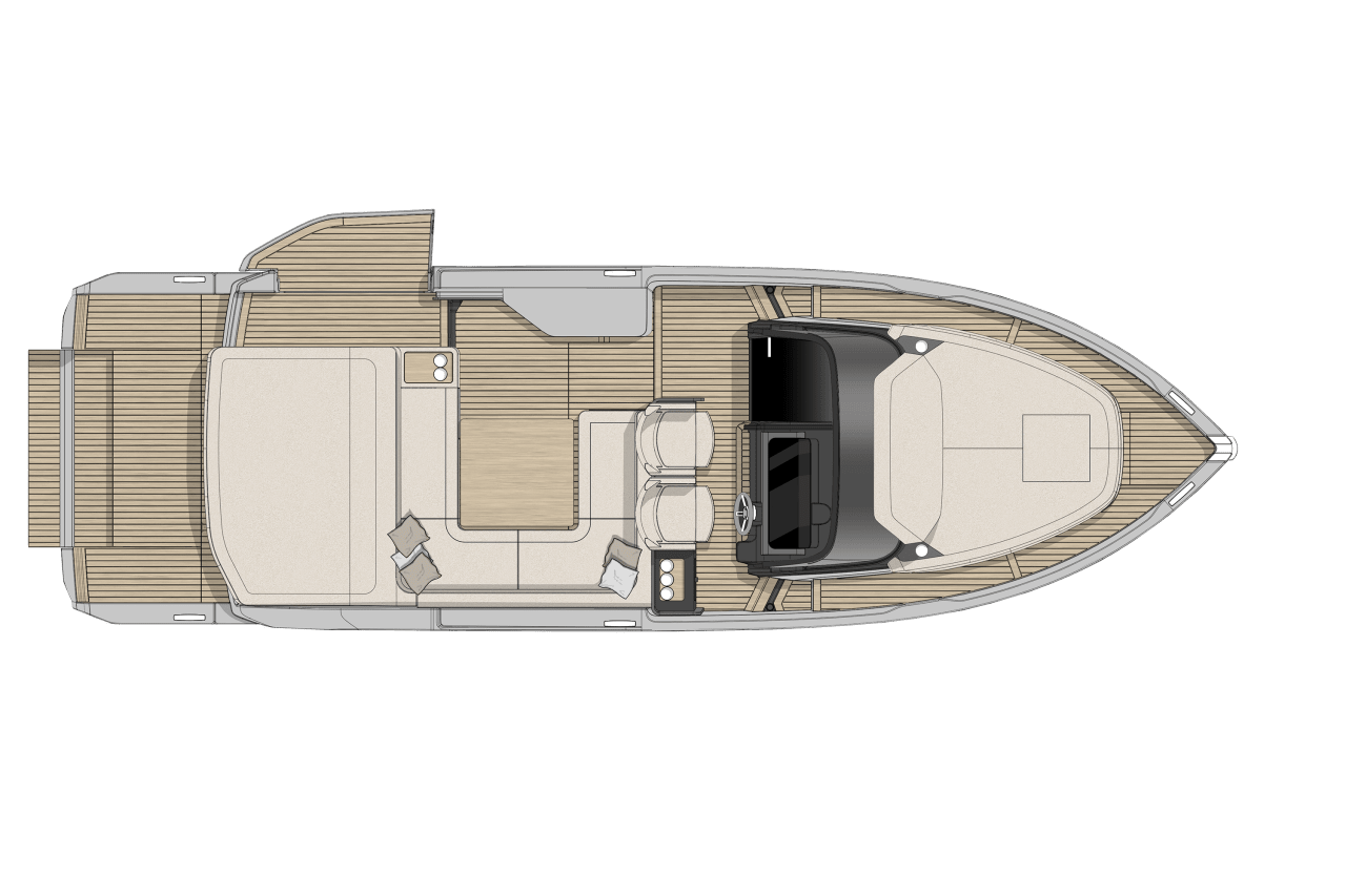 Cranchi Yachts - Cranchi A32 Luxury Tender - Main Deck open