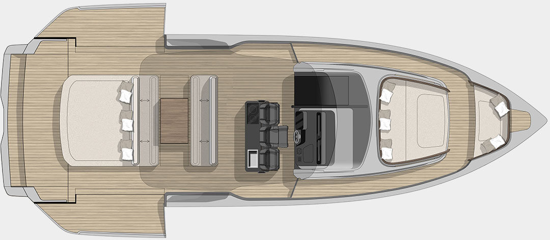 Cranchi Yachts - Cranchi A46 - Main deck