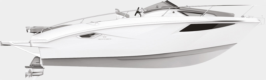 Cranchi Yachts - Cranchi E30 Endurance - Side