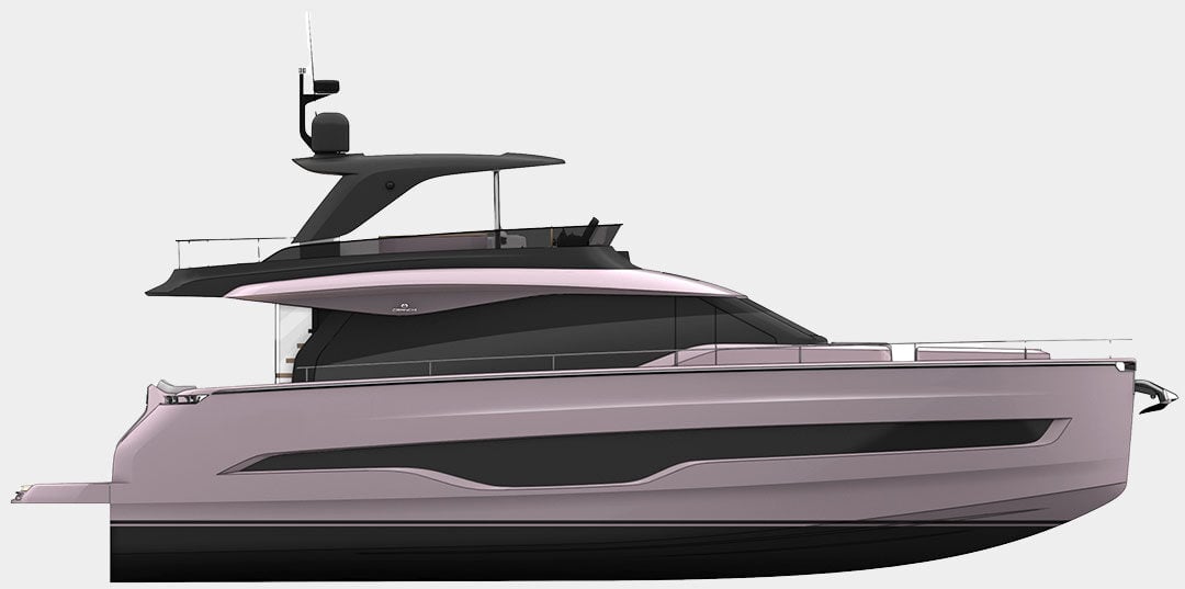 Cranchi Yachts - Cranchi 62 - Side