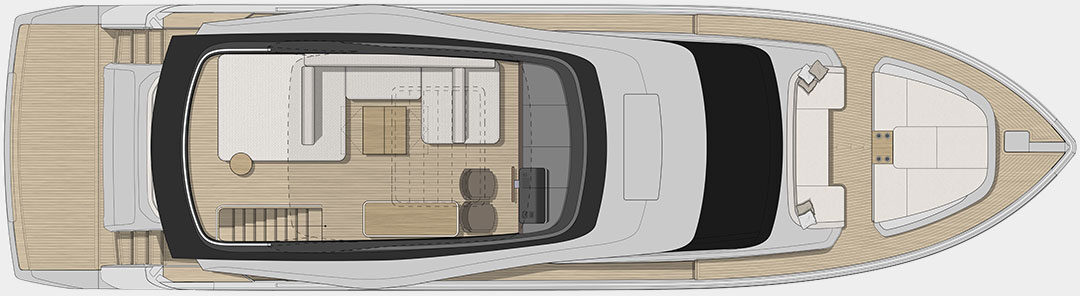 Cranchi Yachts - Cranchi 62 - Fly deck