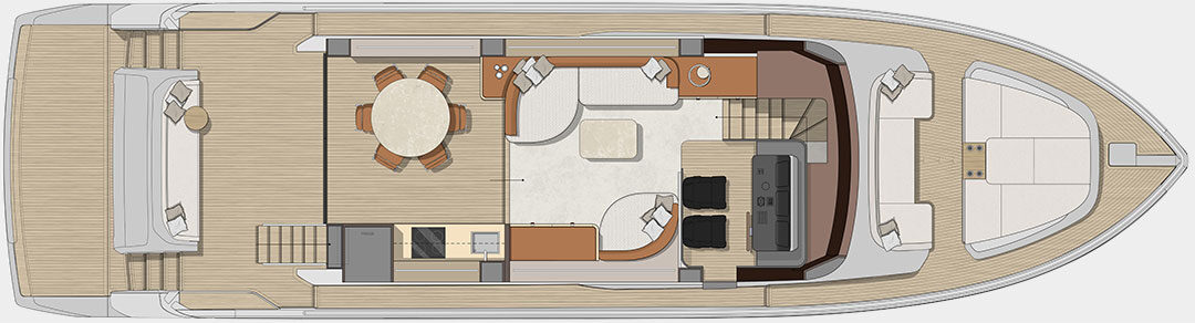 Cranchi Yachts - Cranchi 62 - Main deck