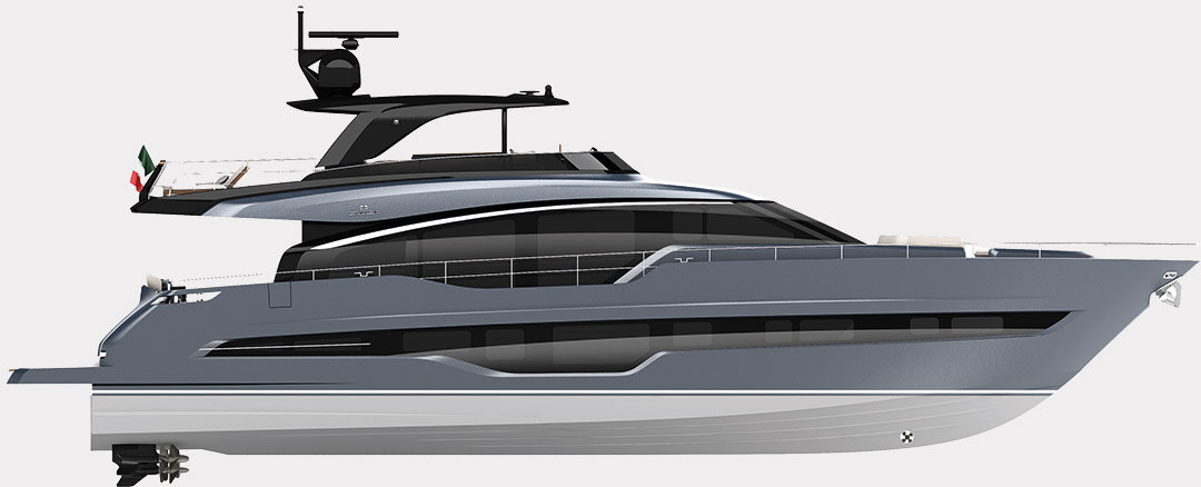 Cranchi Yachts - Cranchi Settantotto 78 - Lato