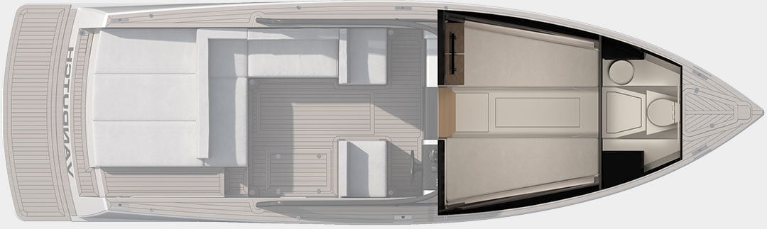 Van Dutch Yachts - VanDutch 32 - Interior View